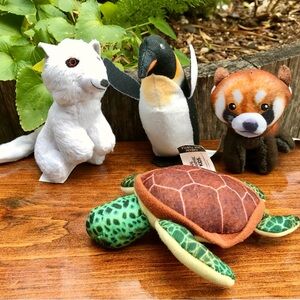2/$10 NATIONAL GEOGRAPHIC Happy Meal Tiny Plush Endangered Animals Plush Toys